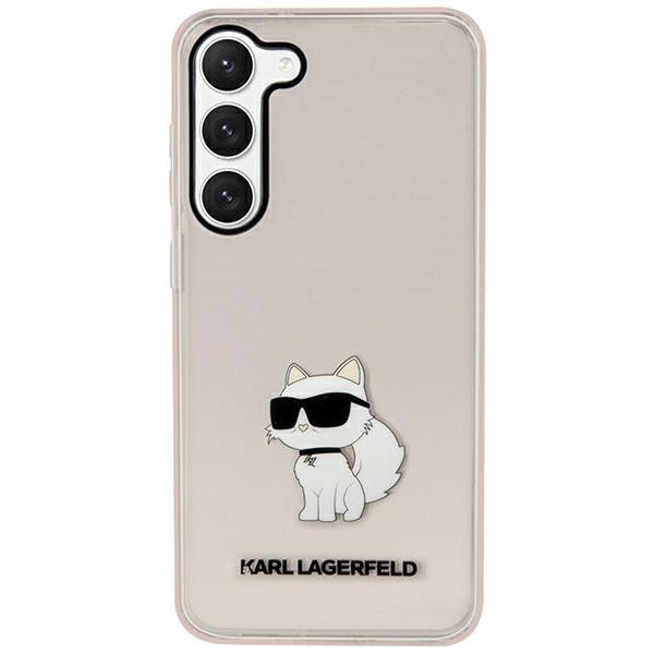 Karl Lagerfeld - Hardcase (KLHCS23SHNCHTCP) - Samsung Galaxy S23 - Pink Ikonik Choupette
