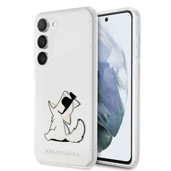 Karl Lagerfeld - Hardcase Transparent (KLHCS23MCFNRC) - Samsung Galaxy S23 Plus - Choupette Fun