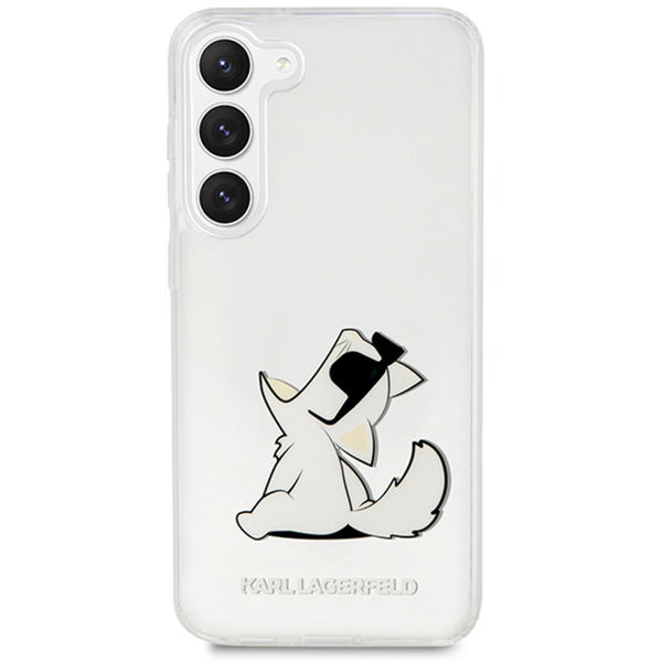 Karl Lagerfeld - Hardcase Transparent (KLHCS23MCFNRC) - Samsung Galaxy S23 Plus - Choupette Fun