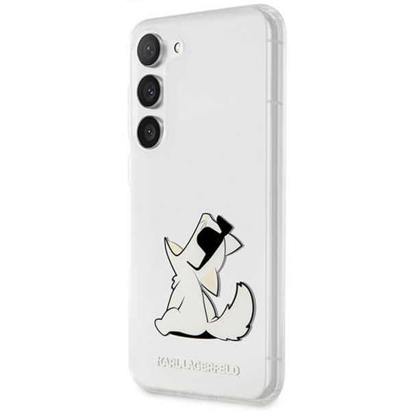 Karl Lagerfeld - Hardcase Transparent (KLHCS23MCFNRC) - Samsung Galaxy S23 Plus - Choupette Fun