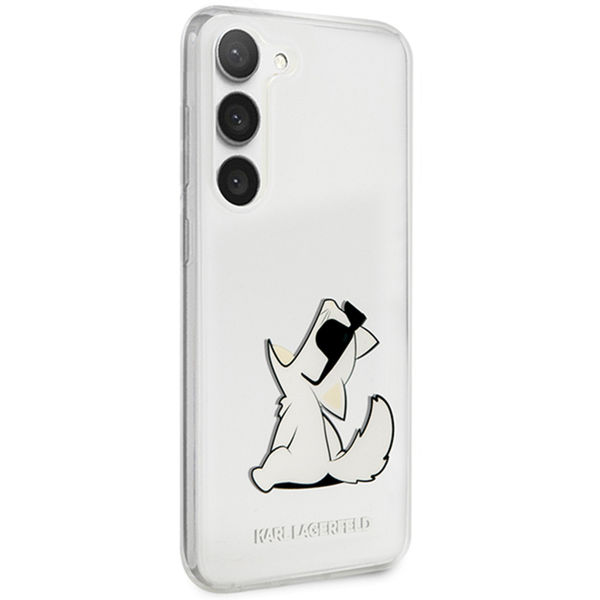 Karl Lagerfeld - Hardcase Transparent (KLHCS23MCFNRC) - Samsung Galaxy S23 Plus - Choupette Fun