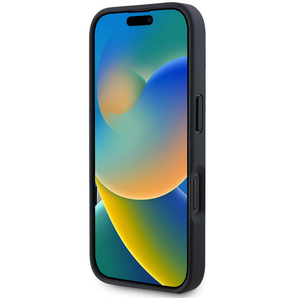 Guess - Hardcase 4G Triangle Metal Logo (GUHCP16LPG4GPK) - iPhone 16 Pro - Black