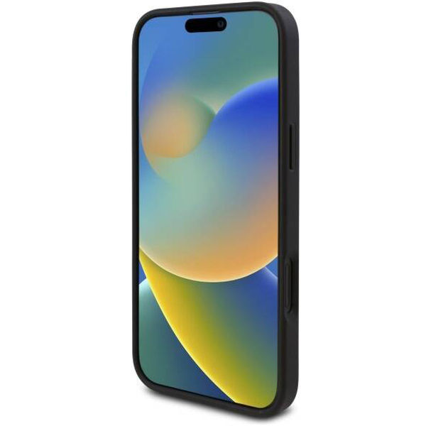 Guess - Hardcase 4G Triangle Metal Logo (GUHCP16MPG4GPK) - iPhone 16 Plus - Black