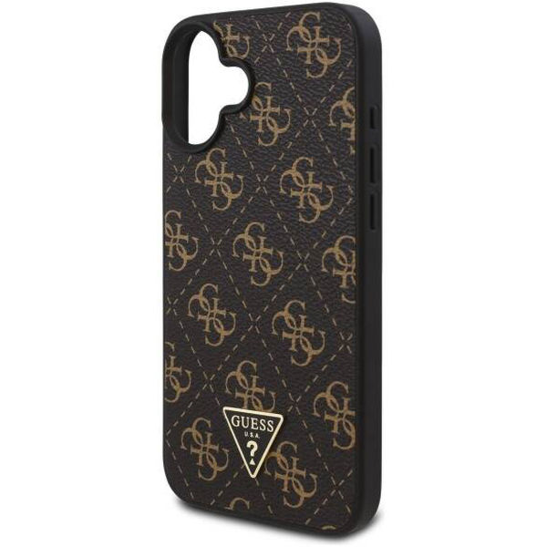 Guess - Hardcase 4G Triangle Metal Logo (GUHCP16MPG4GPK) - iPhone 16 Plus - Black