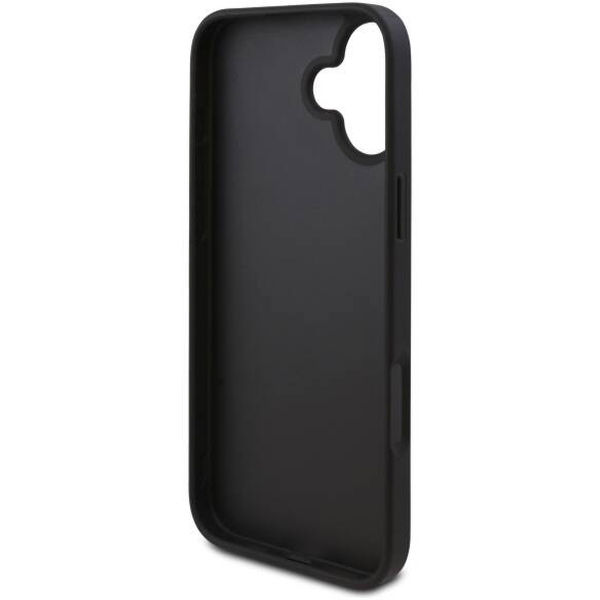 Guess - Hardcase 4G Triangle Metal Logo (GUHCP16SPG4GPK) - iPhone 16 - Black