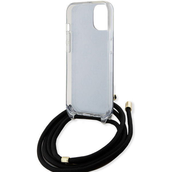 Guess - Crossbody Cord 4G Print (GUHCP15SHC4SEK) - iPhone 15 - Black
