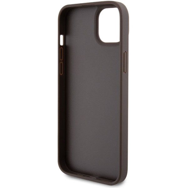 Guess - Crossbody 4G Metal Logo (GUHCP15MP4TDSCPW) - iPhone 15 Plus - Brown