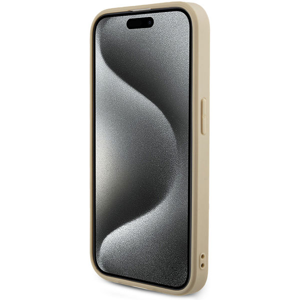 Guess - Saffiano Iridescent Script (GUHCP15XPSAIRSD) - iPhone 15 Pro Max - Gold