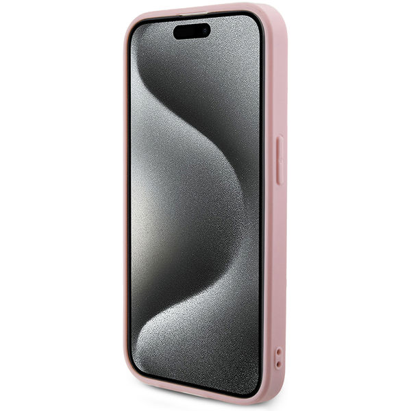 Guess - Saffiano Iridescent Script (GUHCP15XPSAIRSP) - iPhone 15 Pro Max - Pink