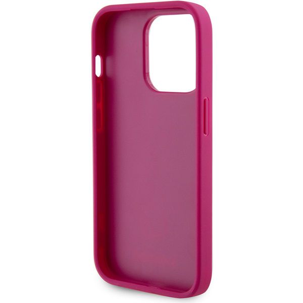 Guess - Strass Metal Logo (GUHCP15LPS4DGPP) - iPhone 15 Pro - Pink