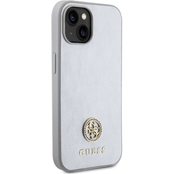 Guess - Strass Metal Logo (GUHCP15SPS4DGPS) - iPhone 15 - Silver