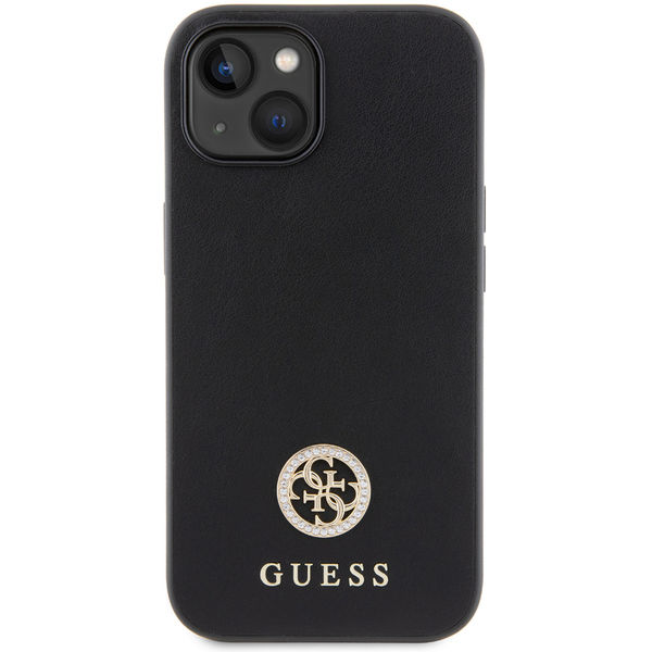 Guess - Strass Metal Logo (GUHCP15SPS4DGPK) - iPhone 15 - Black