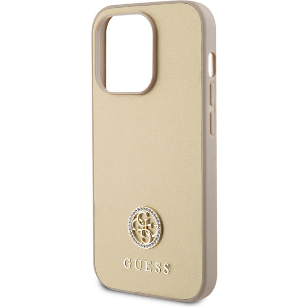 Guess - Strass Metal Logo (GUHCP15XPS4DGPD) - iPhone 15 Pro Max - Gold