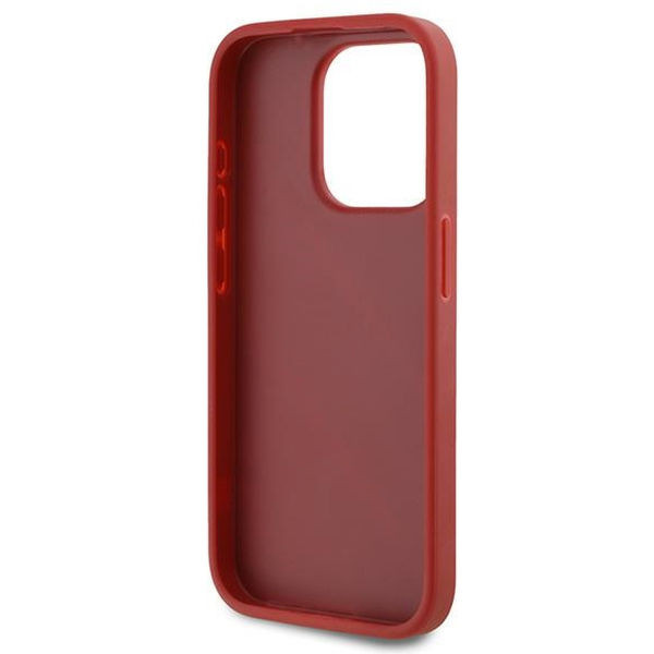 Karl Lagerfeld - Diagonal Quilted Script (KLHCP15XPQDSMGR) - iPhone 15 Pro Max - Red