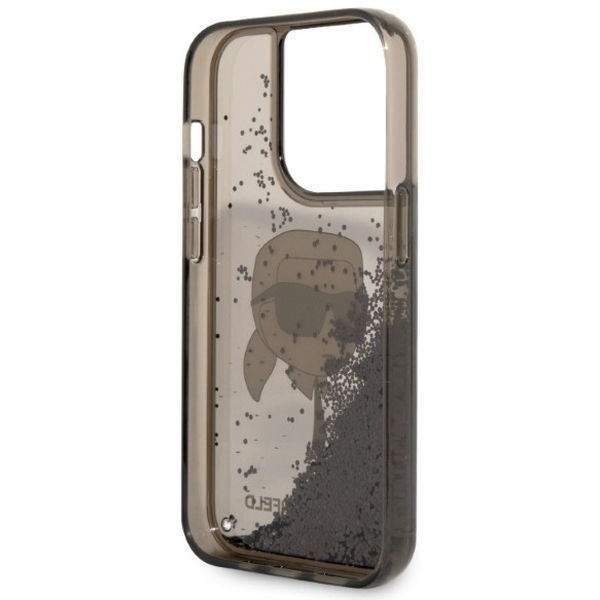 Karl Lagerfeld - Hardcase Glitter (KLHCP14LLNKHCK) - iPhone 14 Pro - Karl Head