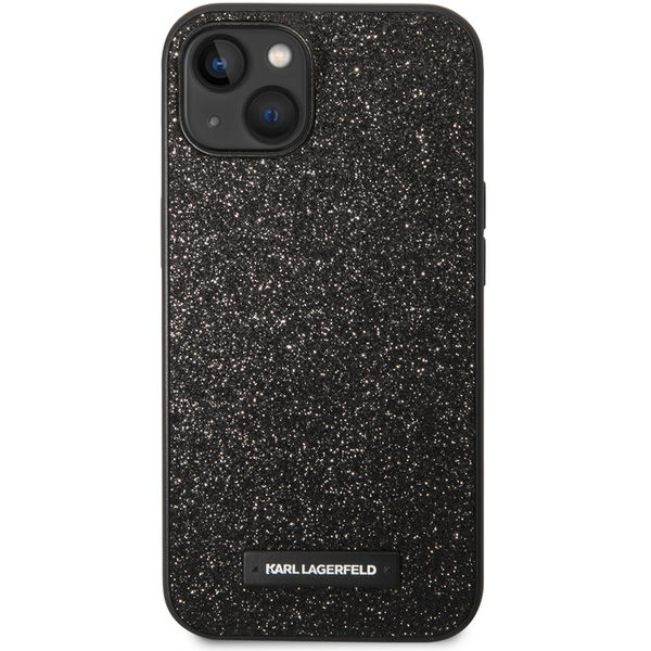 Karl Lagerfeld - Hardcase Glitter (KLHCP14MG2ELK) - iPhone 14 Plus - Plaque Logo