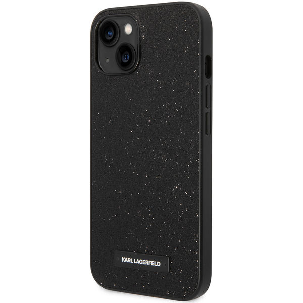 Karl Lagerfeld - Hardcase Glitter (KLHCP14MG2ELK) - iPhone 14 Plus - Plaque Logo