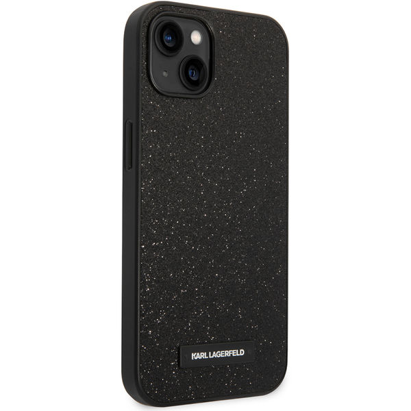 Karl Lagerfeld - Hardcase Glitter (KLHCP14MG2ELK) - iPhone 14 Plus - Plaque Logo