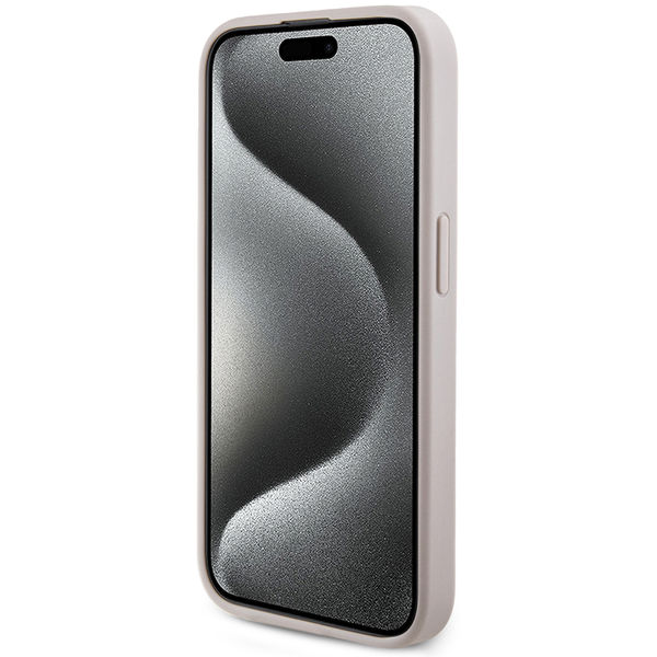 Guess - 4G Collection Leather MagSafe (GUHMP15LG4GFRP) - iPhone 15 Pro - Pink