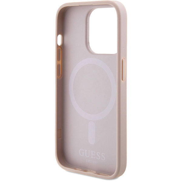 Guess - Saffiano MagSafe (GUHMP15LPSAHMCP) - iPhone 15 Pro - Pink