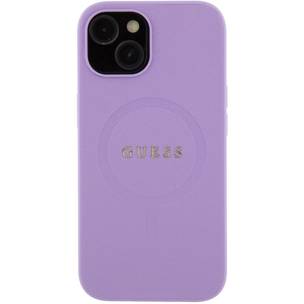 Guess - Saffiano MagSafe (GUHMP15MPSAHMCU) - iPhone 15 Plus - Purple