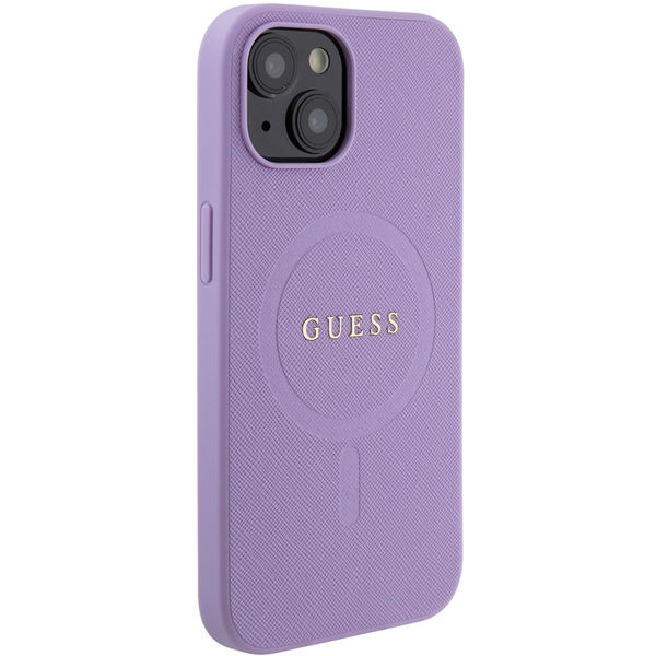 Guess - Saffiano MagSafe (GUHMP15MPSAHMCU) - iPhone 15 Plus - Purple