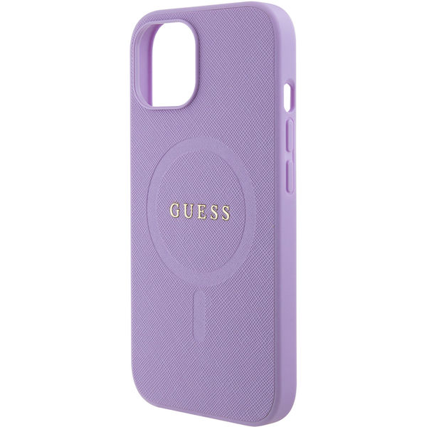 Guess - Saffiano MagSafe (GUHMP15MPSAHMCU) - iPhone 15 Plus - Purple