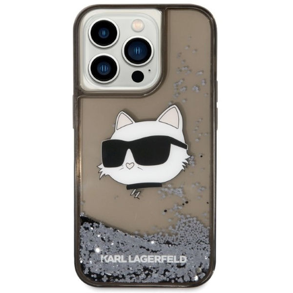 Karl Lagerfeld - Hardcase Glitter (KLHCP14XLNCHCK) - iPhone 14 Pro Max - Choupette Head