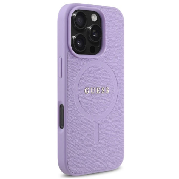 Guess - Saffiano MagSafe (GUHMP16XPSAHMCU) - iPhone 16 Pro Max - Purple