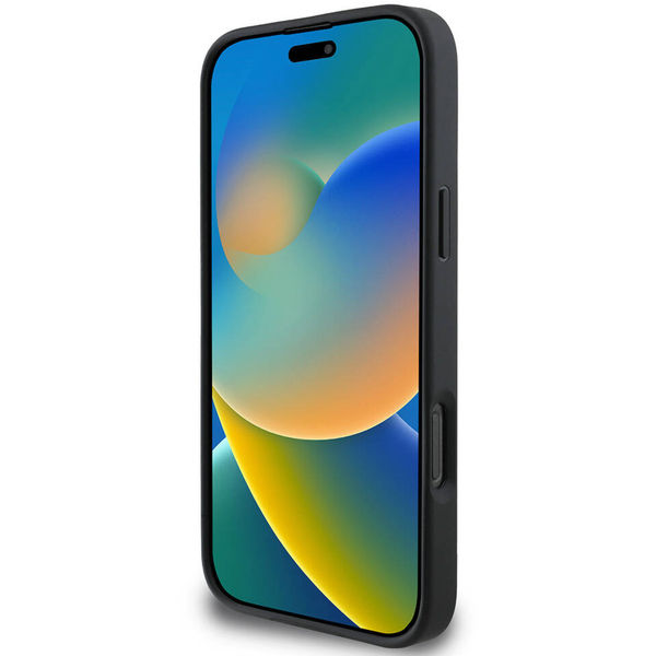 Guess - Saffiano Classic Logo MagSafe (GUHMP16LPSAHMCK) - iPhone 16 Pro - Black