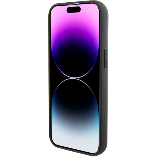 Karl Lagerfeld - Hardcase Glitter Fixed (KLHCP15SGKNPSK) - iPhone 15 - Ikonik Logo