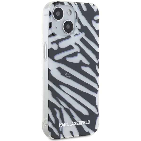 Karl Lagerfeld - IML Luxury (KLHCP15SHZBPKCCK) - iPhone 15 - Zebra Pattern&Cord