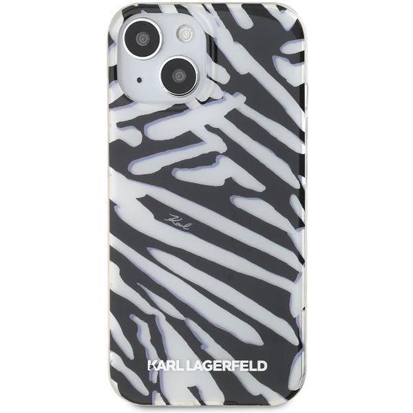 Karl Lagerfeld - IML Luxury (KLHCP15SHZBPKCCK) - iPhone 15 - Zebra Pattern&Cord