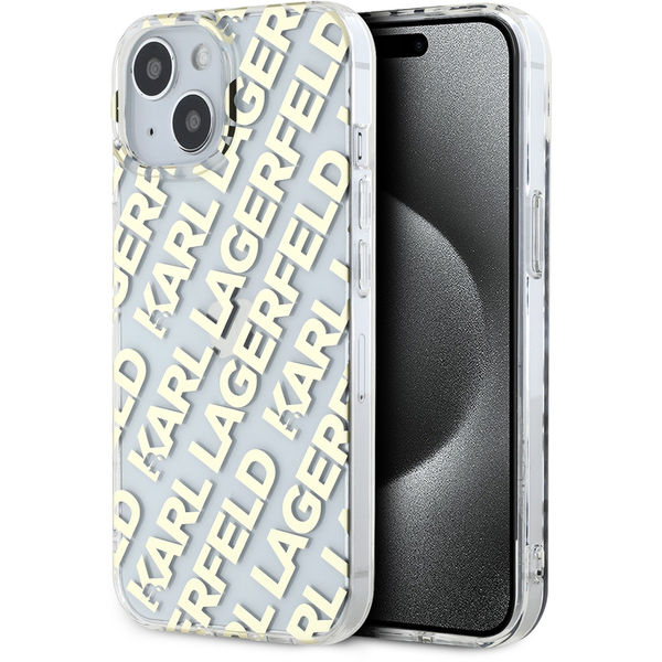 Karl Lagerfeld - IML Luxury (KLHCP15SHKFOEMD) - iPhone 15 - Gold Fullover Logo
