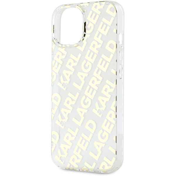 Karl Lagerfeld - IML Luxury (KLHCP15SHKFOEMD) - iPhone 15 - Gold Fullover Logo