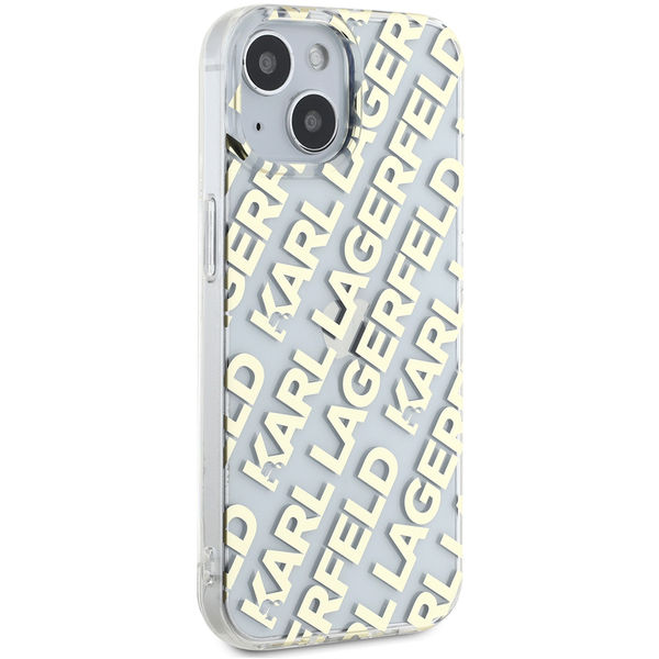 Karl Lagerfeld - IML Luxury (KLHCP15SHKFOEMD) - iPhone 15 - Gold Fullover Logo