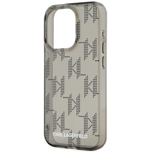 Karl Lagerfeld - IML Luxury (KLHCP15XHKDPNSK) - iPhone 15 Pro Max - Mono KL Pattern&Cord