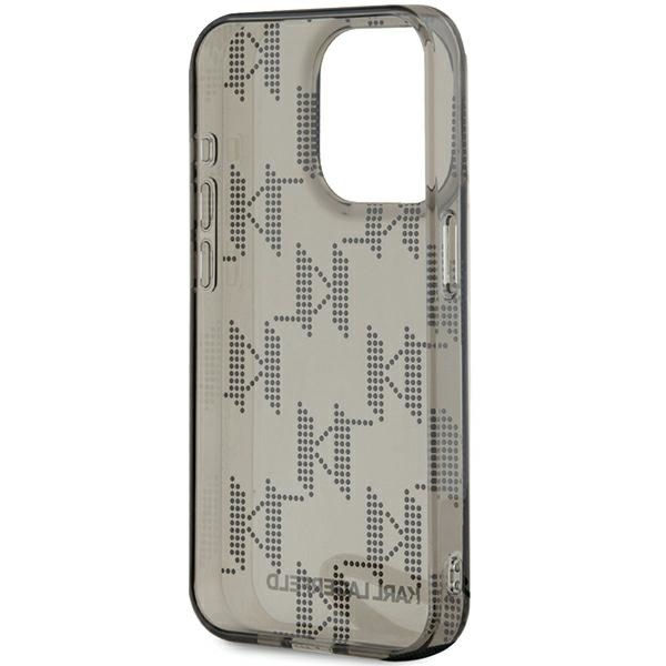 Karl Lagerfeld - IML Luxury (KLHCP15XHKDPNSK) - iPhone 15 Pro Max - Mono KL Pattern&Cord