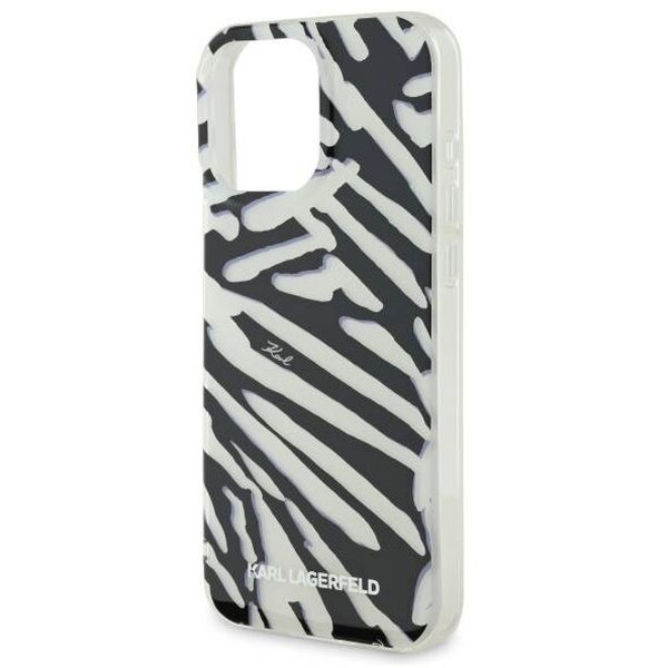 Karl Lagerfeld - IML Luxury (KLHCP16LHZBPKCCK) - iPhone 16 Pro - Zebra Pattern&Cord