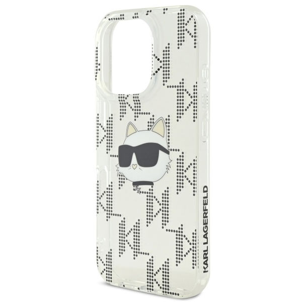 Karl Lagerfeld - IML Luxury Electroplated (KLHCP16LHKLPCHT) - iPhone 16 Pro - Transparent Choupette Head