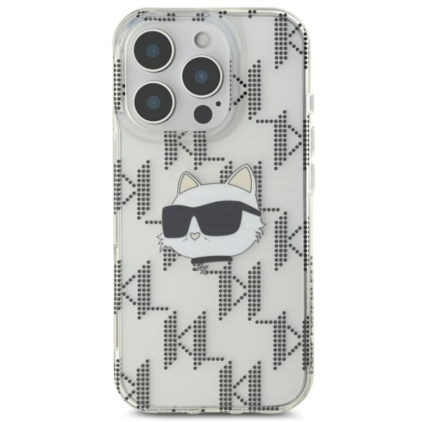 Karl Lagerfeld - IML Luxury Electroplated (KLHCP16LHKLPCHT) - iPhone 16 Pro - Transparent Choupette Head