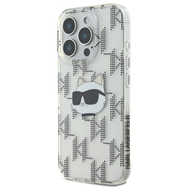 Karl Lagerfeld - IML Luxury Electroplated (KLHCP16LHKLPCHT) - iPhone 16 Pro - Transparent Choupette Head