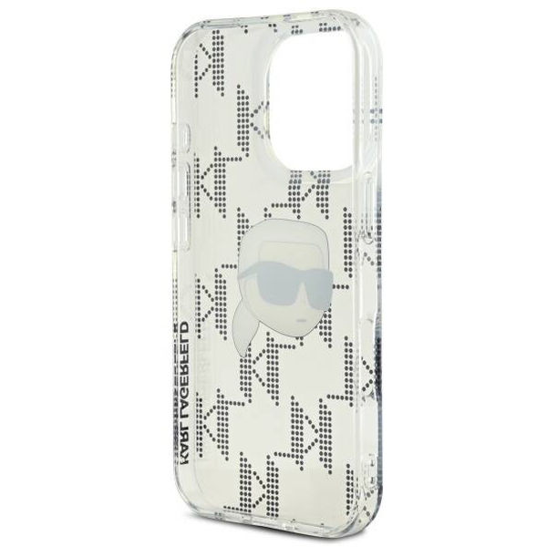 Karl Lagerfeld - IML Luxury Electroplated (KLHCP16LHKLPKHT) - iPhone 16 Pro - Transparent Karl Head