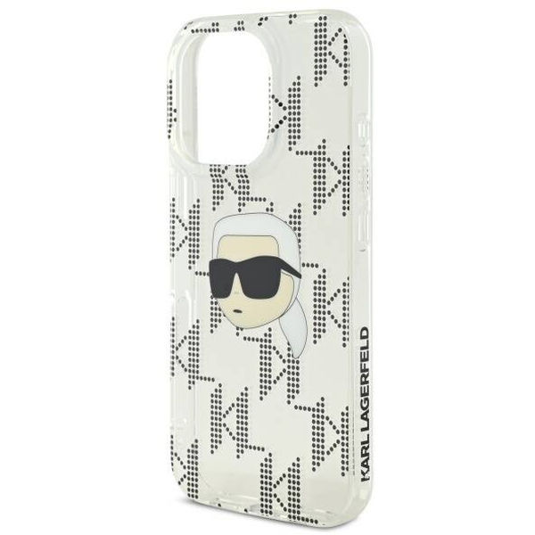 Karl Lagerfeld - IML Luxury Electroplated (KLHCP16LHKLPKHT) - iPhone 16 Pro - Transparent Karl Head