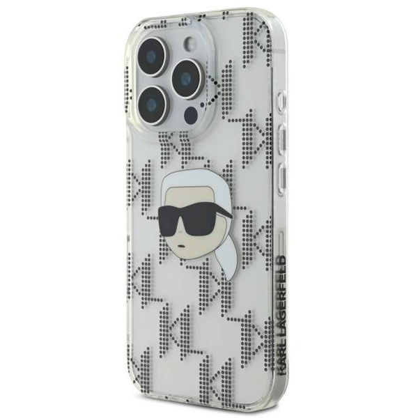 Karl Lagerfeld - IML Luxury Electroplated (KLHCP16LHKLPKHT) - iPhone 16 Pro - Transparent Karl Head