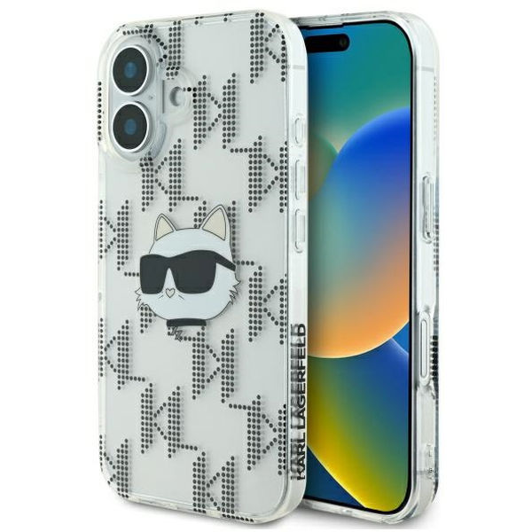 Karl Lagerfeld - IML Luxury Electroplated (KLHCP16SHKLPCHT) - iPhone 16 - Transparent Choupette Head