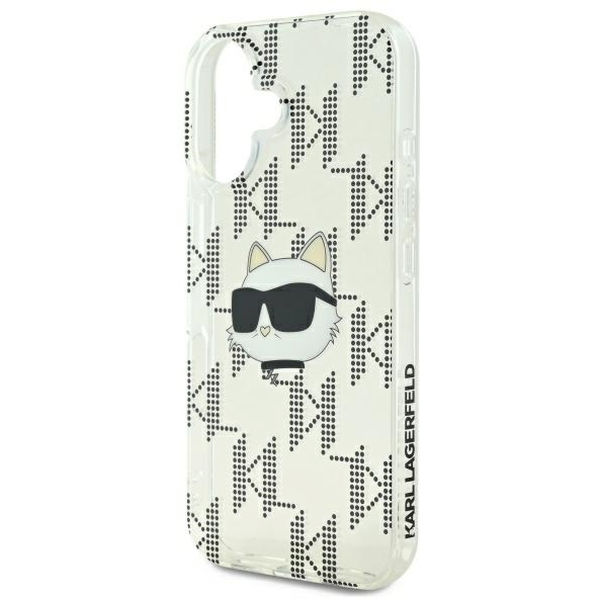 Karl Lagerfeld - IML Luxury Electroplated (KLHCP16SHKLPCHT) - iPhone 16 - Transparent Choupette Head