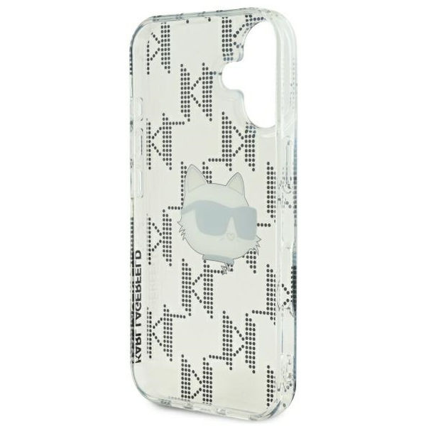 Karl Lagerfeld - IML Luxury Electroplated (KLHCP16SHKLPCHT) - iPhone 16 - Transparent Choupette Head
