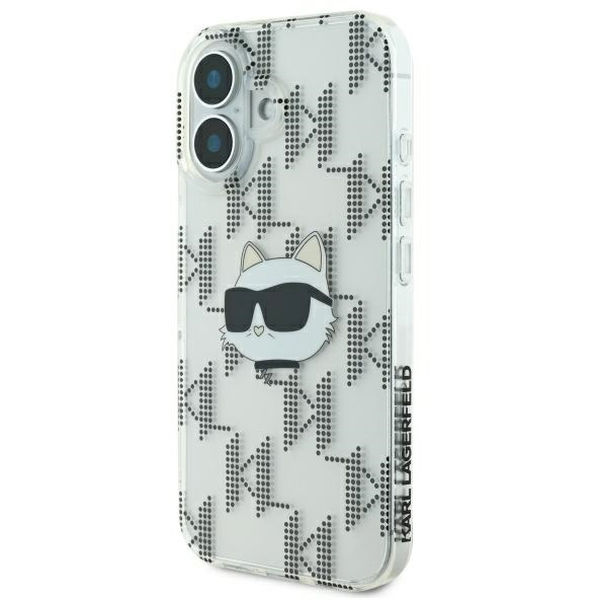 Karl Lagerfeld - IML Luxury Electroplated (KLHCP16SHKLPCHT) - iPhone 16 - Transparent Choupette Head