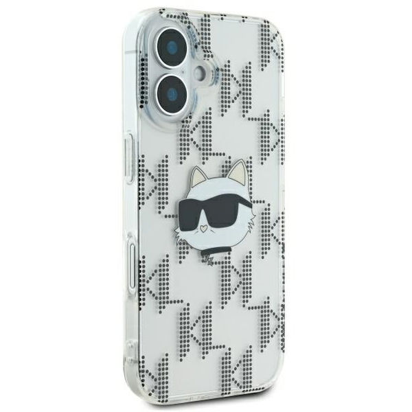 Karl Lagerfeld - IML Luxury Electroplated (KLHCP16SHKLPCHT) - iPhone 16 - Transparent Choupette Head